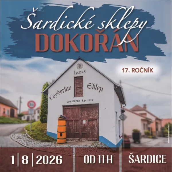 Šardické sklepy dokořán 2026 - Plakát